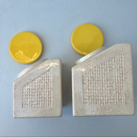 Vintage Kitchen Yellow Canister Set - Picture 2 of 8